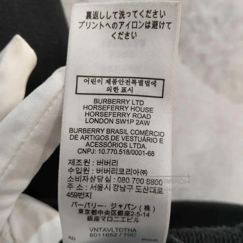 Burberry Burberry Black Cotton Women's Hoodie. Size M / US 6-8 / IT 42-44 - 5 Thumbnail