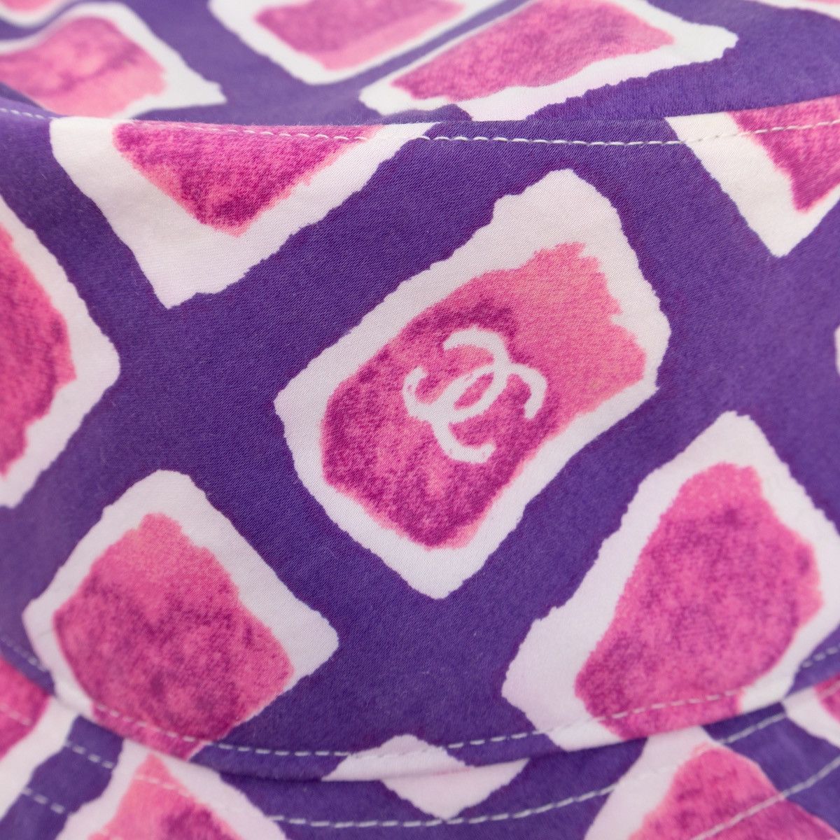 Chanel CHANEL Y2K CC Logo Multicolor Abstract-Print Bucket Hat 57 Size ONE SIZE - 13 Thumbnail