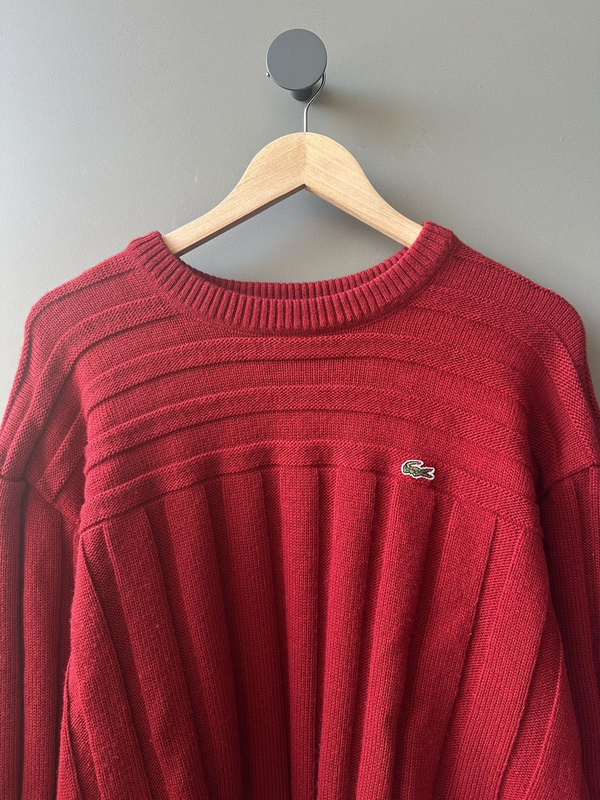 Lacoste Lacoste Knit Wool Acrylic Sweater Size 8 Size US XL / EU 56 / 4 - 2 Thumbnail