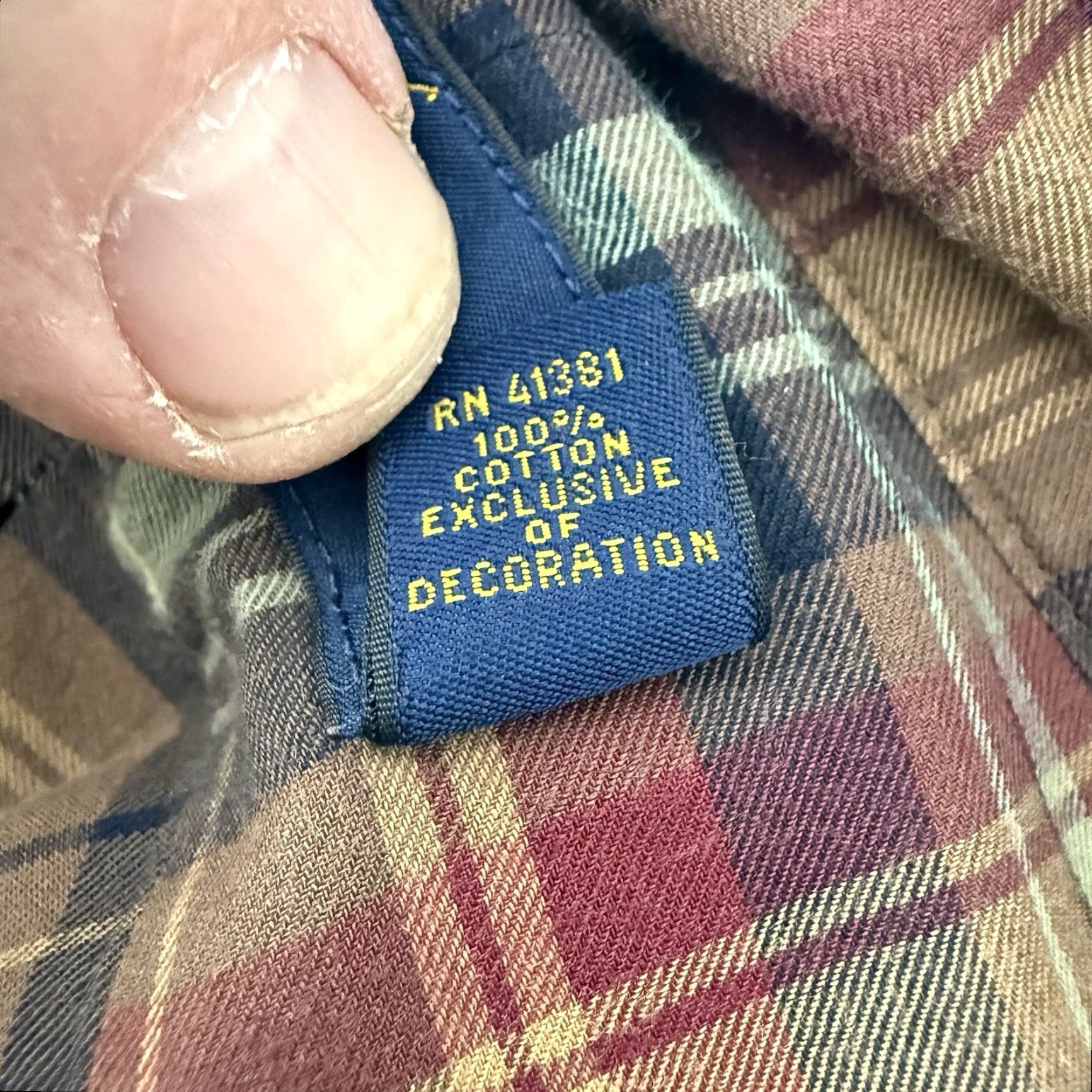 Ralph Lauren Ralph Lauren Shirt Mens XL Multicolor Plaid Button-Down Brushed Cotton Long Sleeve Casual Classic Designer Size US XL / EU 56 / 4 - 4 Thumbnail