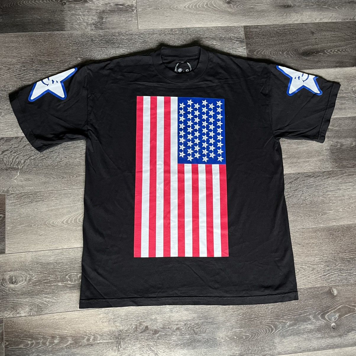 Asspizza Asspizza 50 States Tour American Flag Graphic T Shirt Black Size US L / EU 52-54 / 3 - 1 Thumbnail