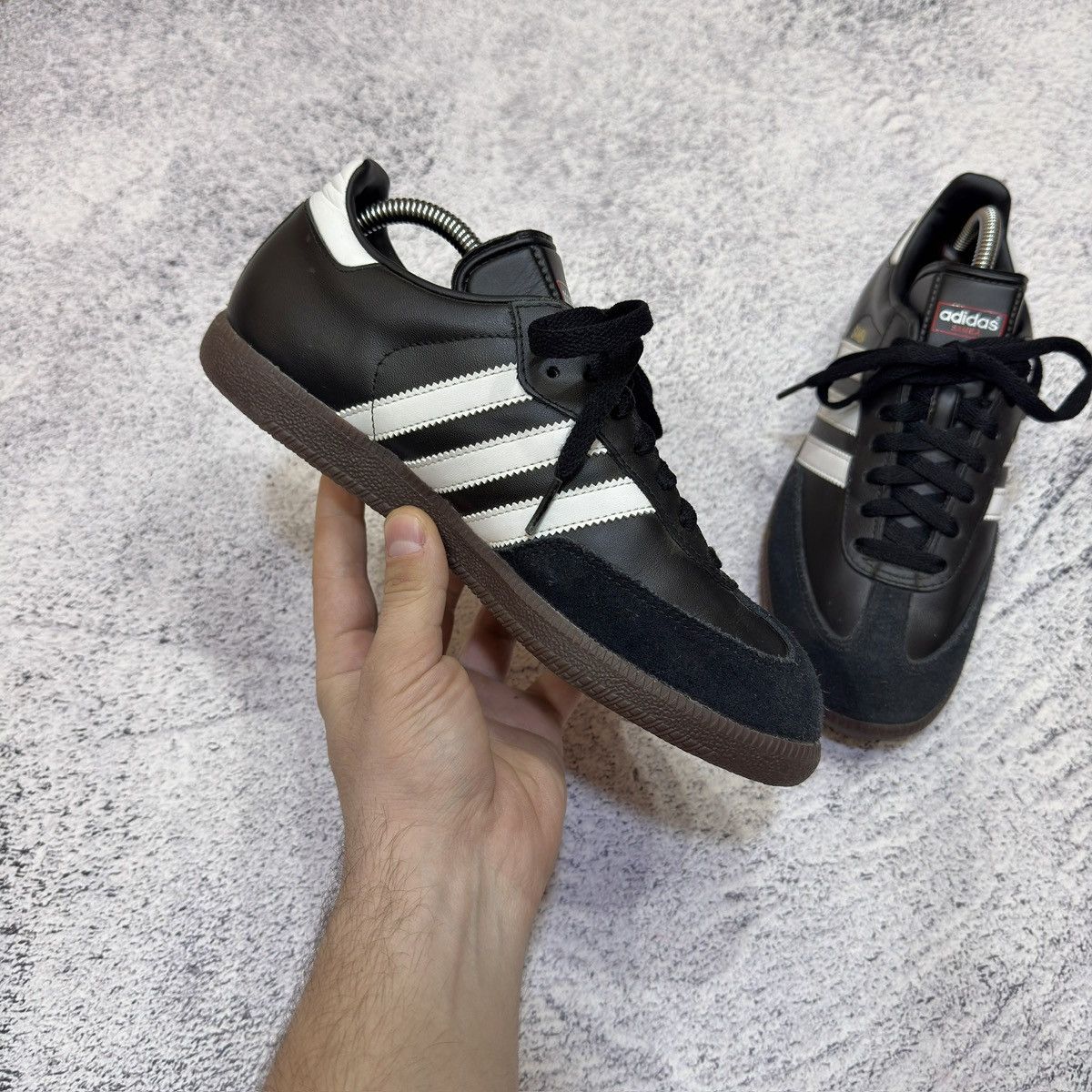 Adidas × Designer Adidas Samba Black Leather US7 UK6.5 EU40 JP25 Size US 7 / EU 40 - 5 Thumbnail