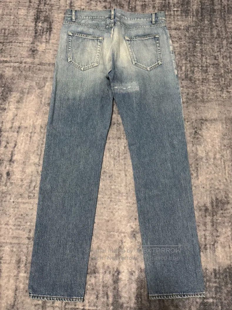 Saint Laurent Paris Saint Laurent Paris Cat Claw Light Blue Patchwork Slash Je Size US 33 - 2 Thumbnail