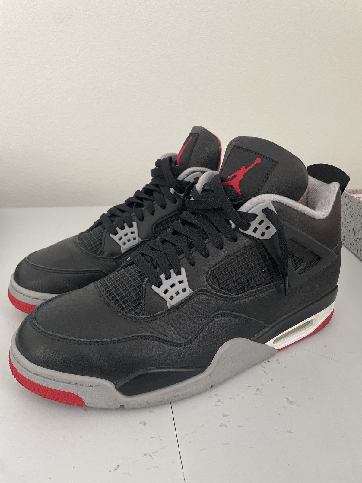 Jordan Brand Jordan 4 Retro Bred Size US 12 / EU 45 - 1 Thumbnail
