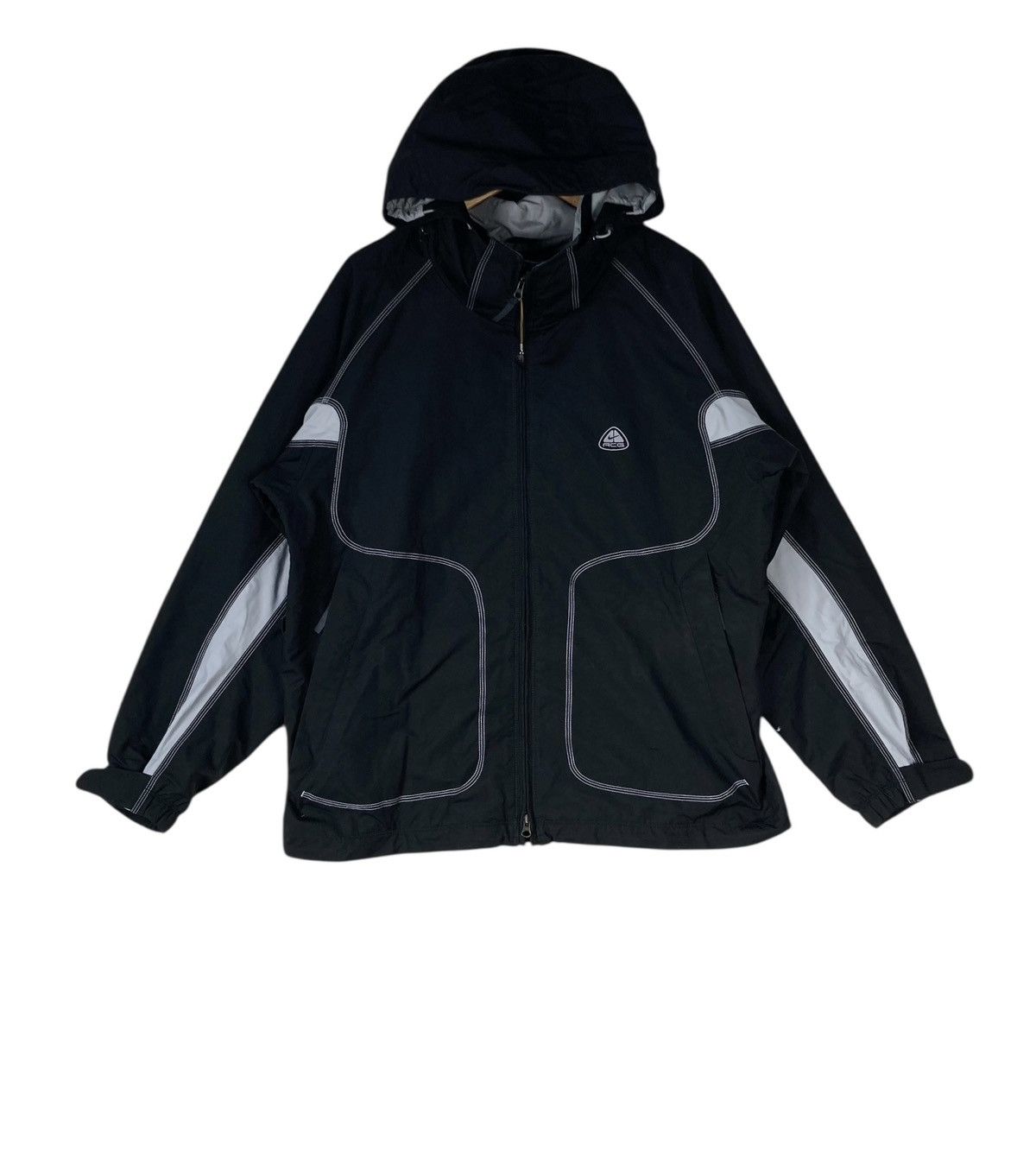 Nike ACG × Vintage Vintage Nike ACG Swoosh Reflective Lining Gorpcore Jacket Size US XXL / EU 58 / 5 - 1 Thumbnail