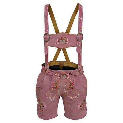 Other Women Pink Lederhosen German outfit for Oktoberfest Size L / US 10 / IT 46 - 2 Thumbnail