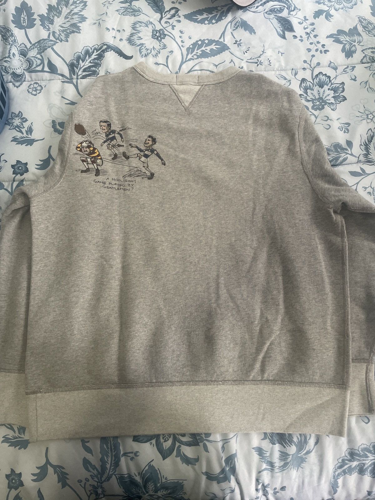 Polo Ralph Lauren Gray Polo Rugby Sweatshirt Size US XL / EU 56 / 4 - 2 Thumbnail