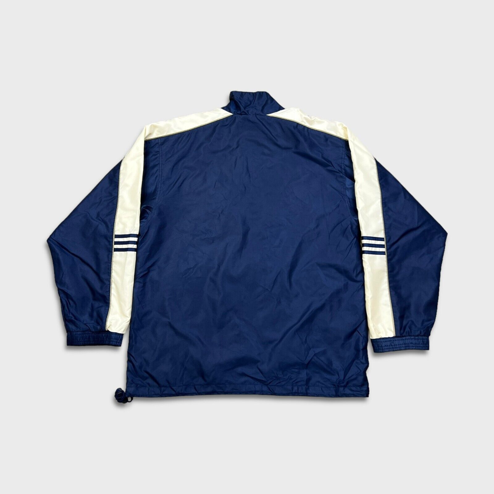 Adidas × Vintage VTG Adidas Jacket XL Stripe Trefoil Full Zip 90s Windbreaker Size US XL / EU 56 / 4 - 3 Thumbnail