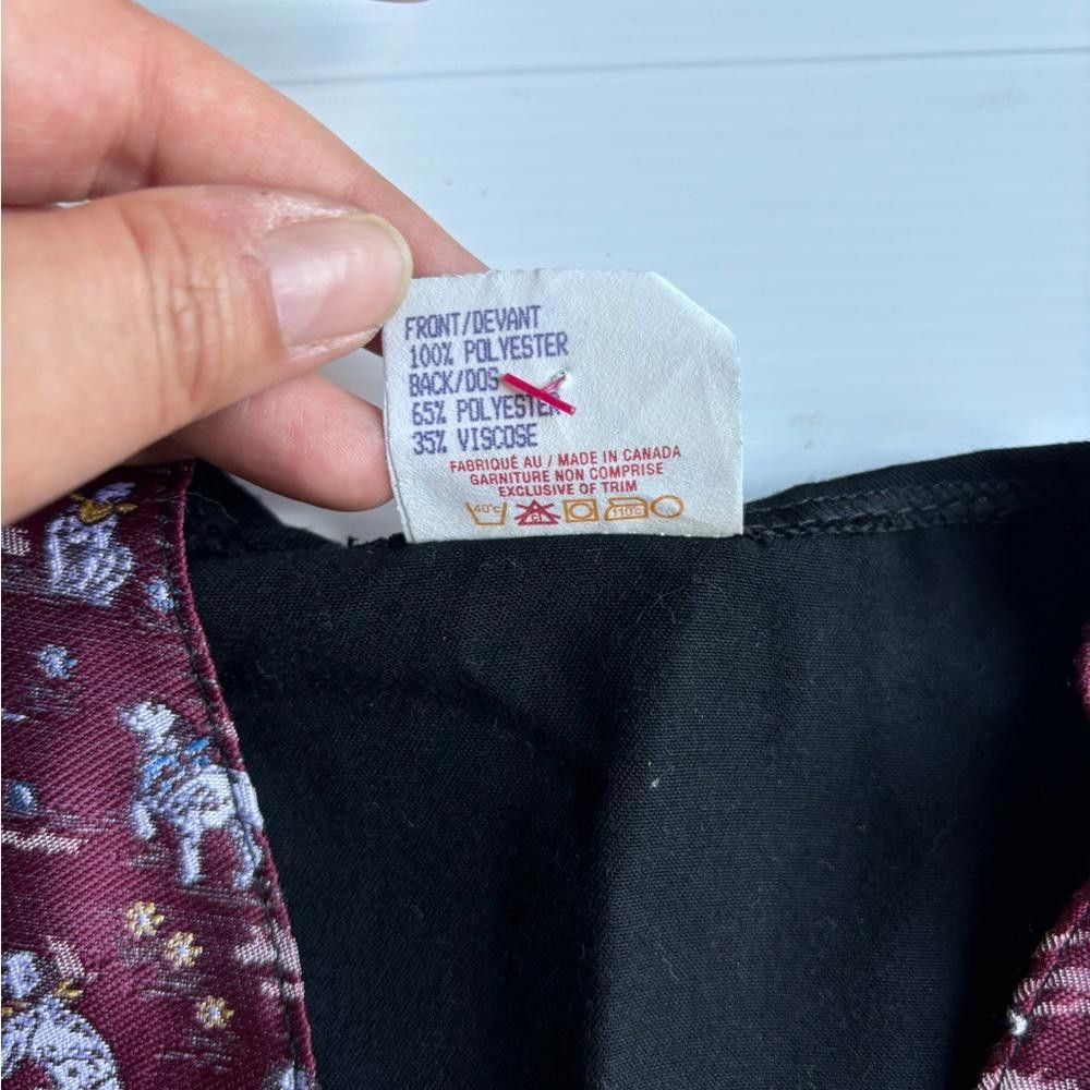 Designer Vintage Zighi Inc Dog Dalmatiens Vest Size 34R - 3 Thumbnail