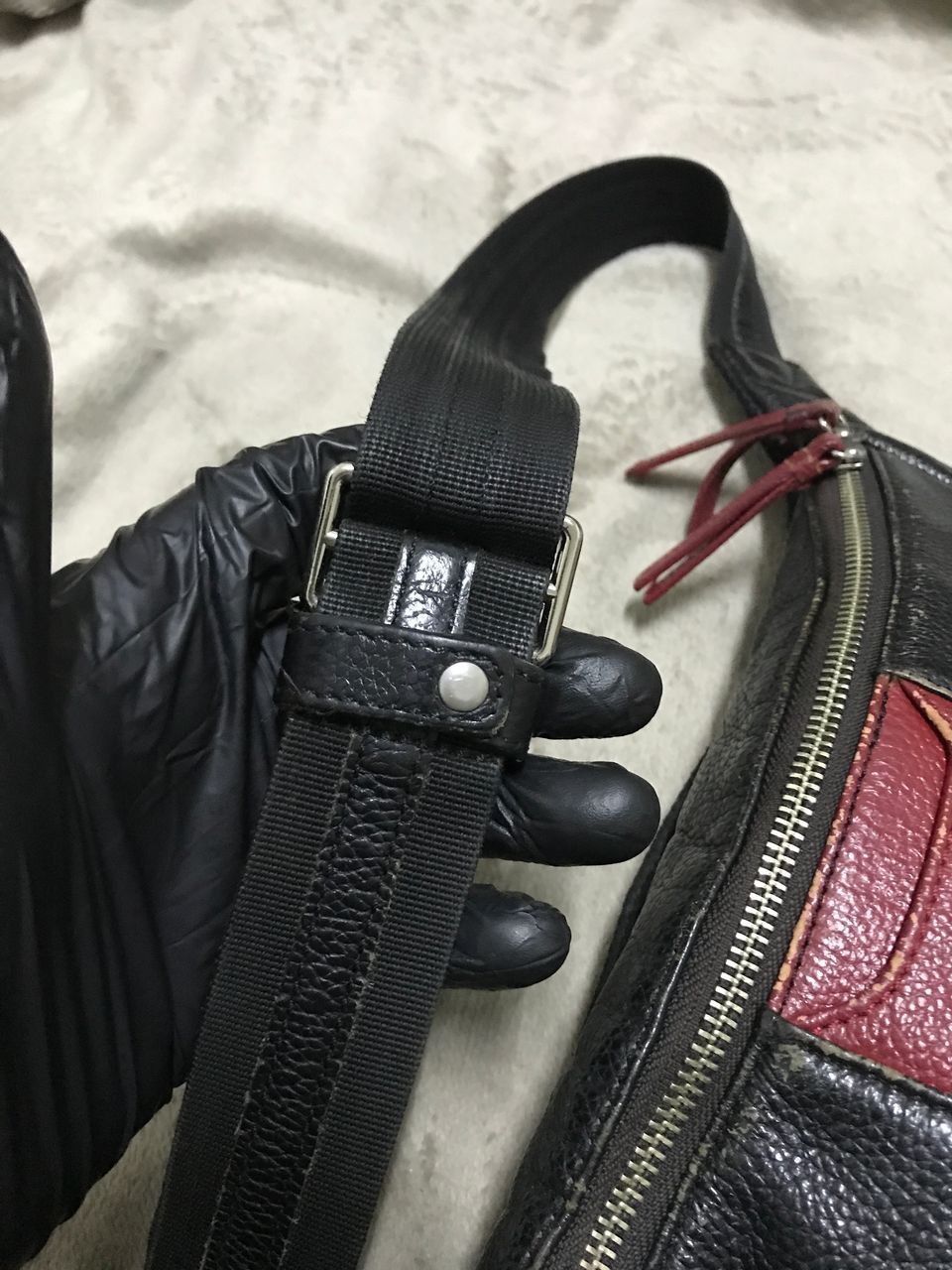 Japanese Brand × Takeo Kikuchi Takeo Kikuchi Leather Waist Bag Size ONE SIZE - 13 Thumbnail