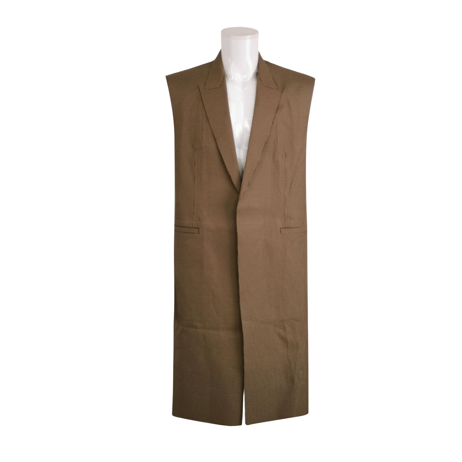 Givenchy Givenchy Houndstooth Long Vest Size 52 Size US L / EU 52-54 / 3 - 1 Thumbnail