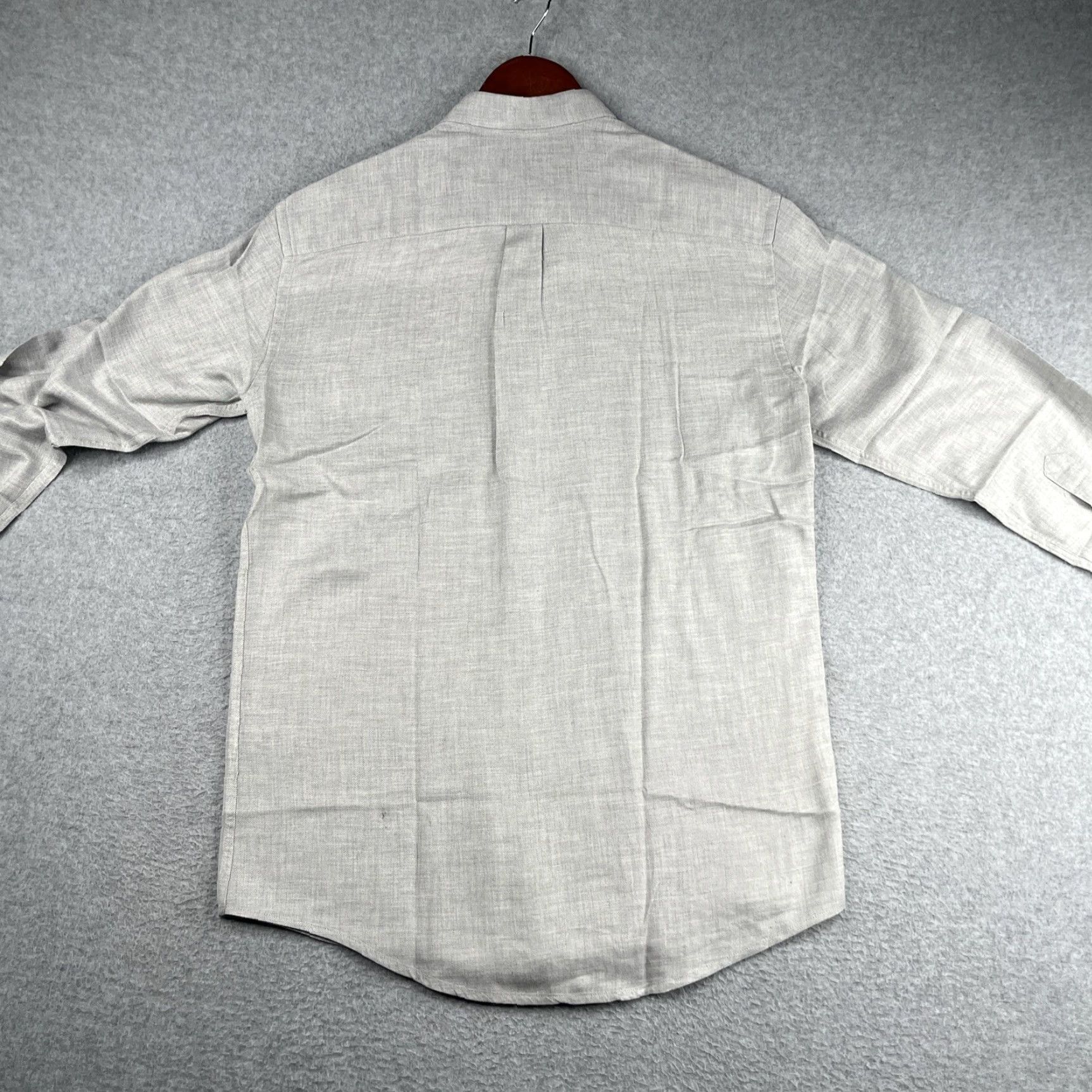 Zanella Zanella Shirt Button-Up Long Sleeve Mens Small Gray Heather Pocket Casual Classic Designer Vintage: No Size US S / EU 44-46 / 1 - 7 Thumbnail