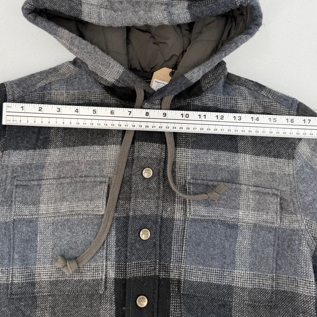 Prana NWT prAna Asgard Hooded Flannel Plaid Button Shacket/Jacket Size US S / EU 44-46 / 1 - 7 Thumbnail