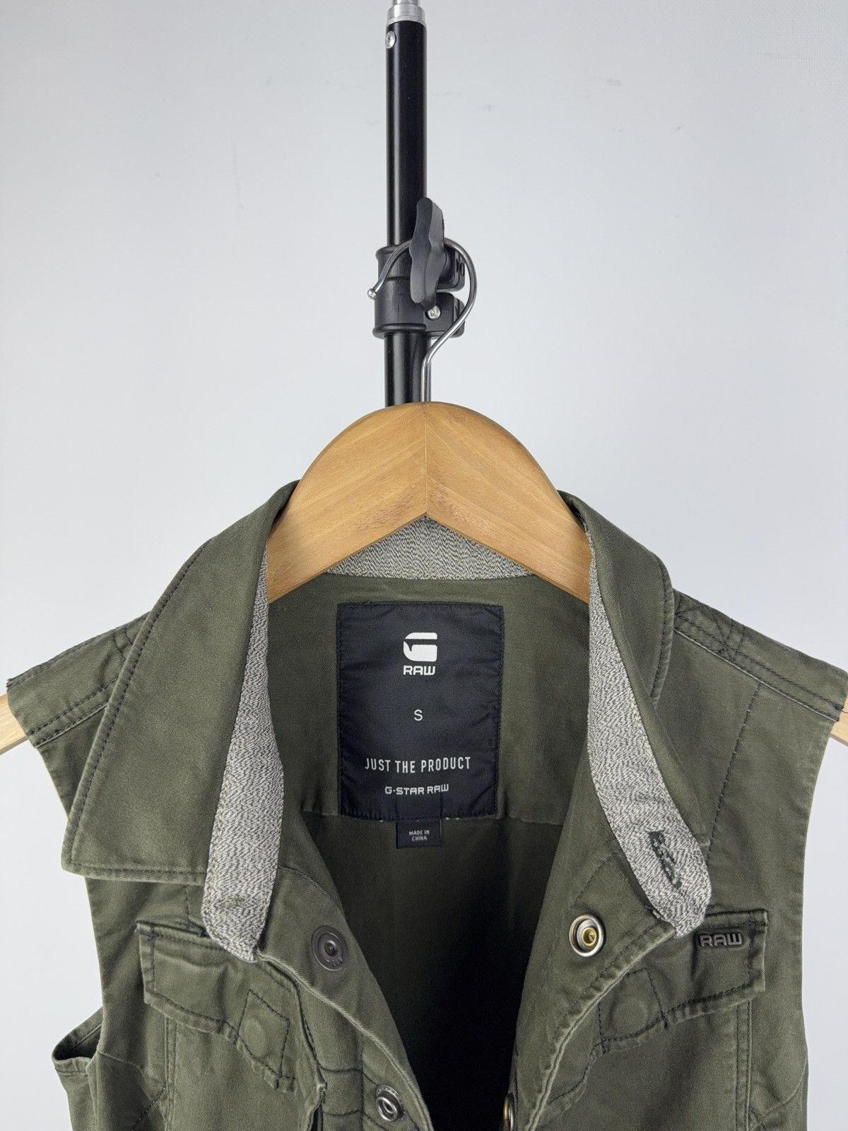 G-Star × Vintage G-Star RAW Belted Utility Shirt Dress Khaki Sleeveless S Size S / US 4 / IT 40 - 5 Thumbnail