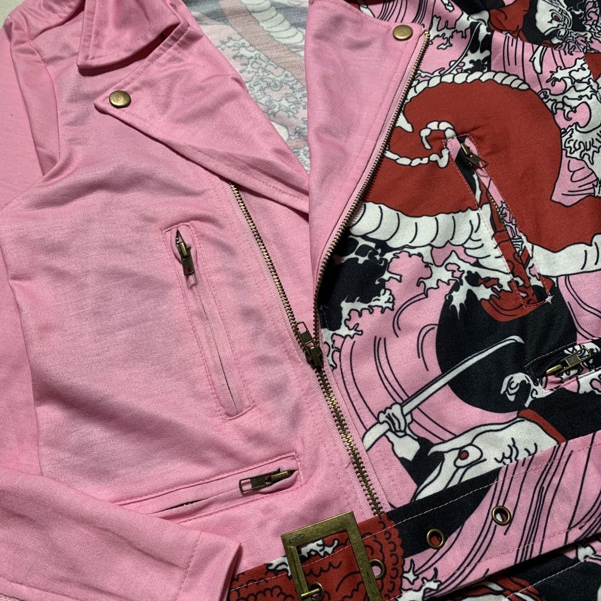 Japanese Brand Acdc Rag Chinese Dragon Biker Punk Style Asymmetrical Jacket Size US M / EU 48-50 / 2 - 10 Thumbnail