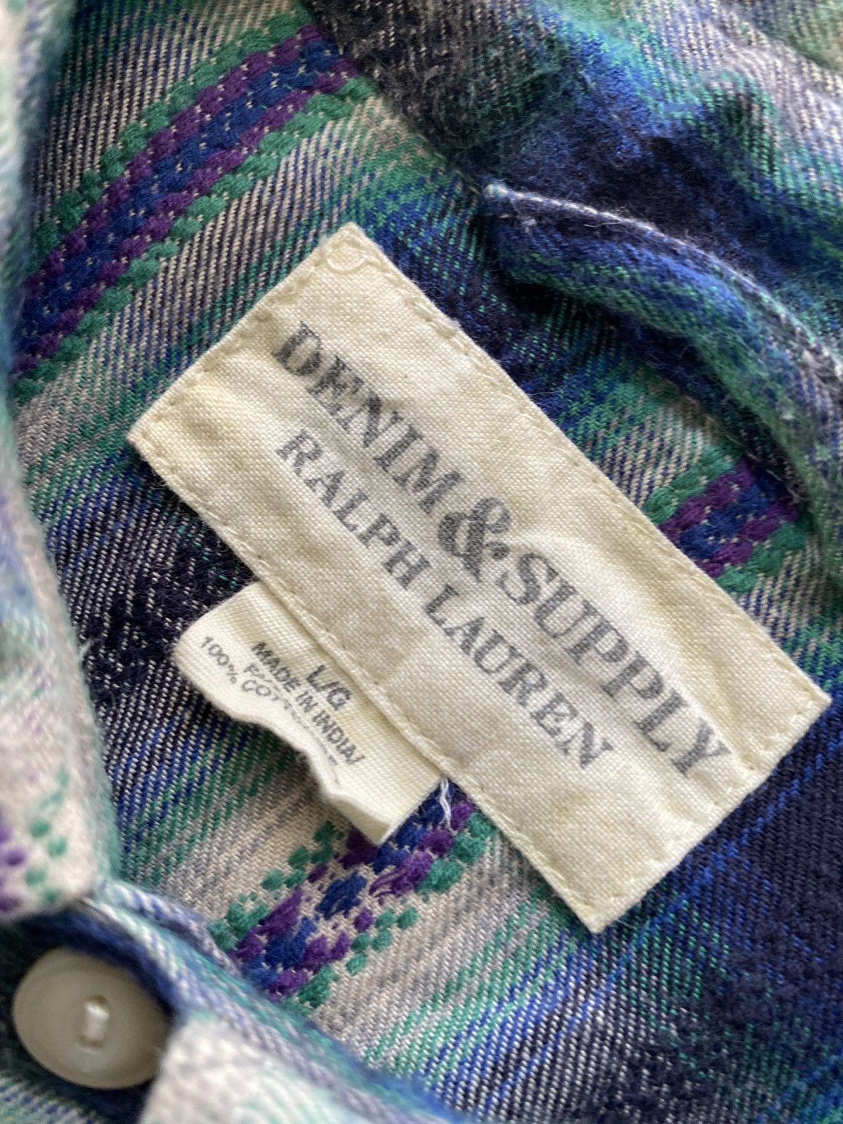 Denim & Supply Ralph Lauren Denim & Supply Ralph Lauren Western Aztec Pearl Snap Shirt Size US L / EU 52-54 / 3 - 4 Thumbnail