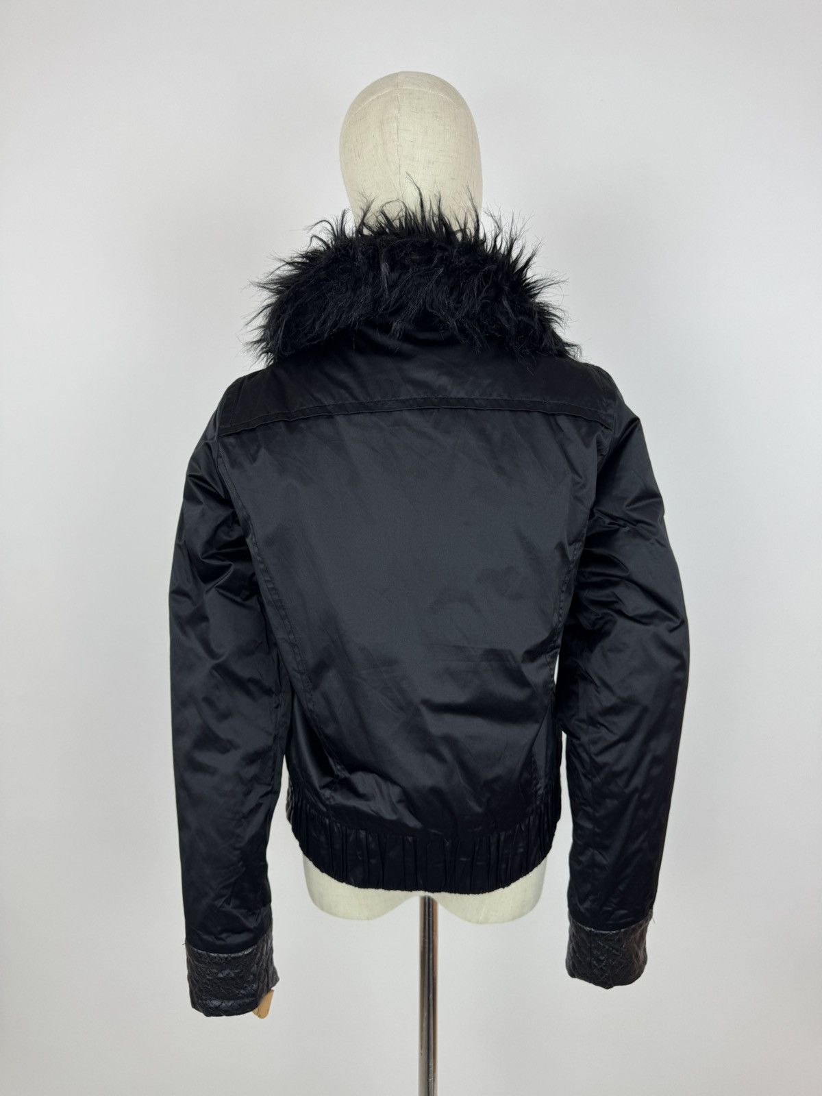 Miss Sixty Miss Sixty Fur Trim Jacket Avant Garde style black Bomber Size S / US 4 / IT 40 - 5 Thumbnail