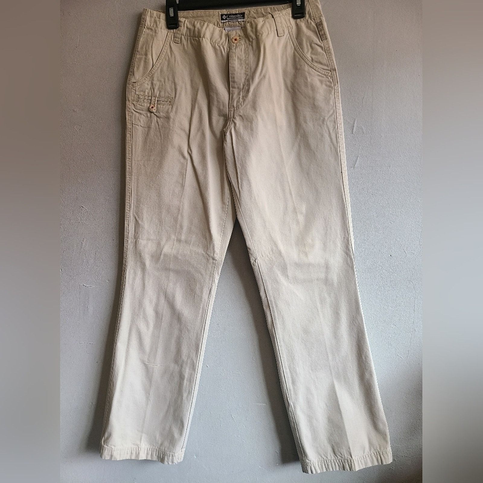 Columbia Women's 8 Columbia light khaki beige cotton pants Size 30" / US 8 / IT 44 - 1 Thumbnail
