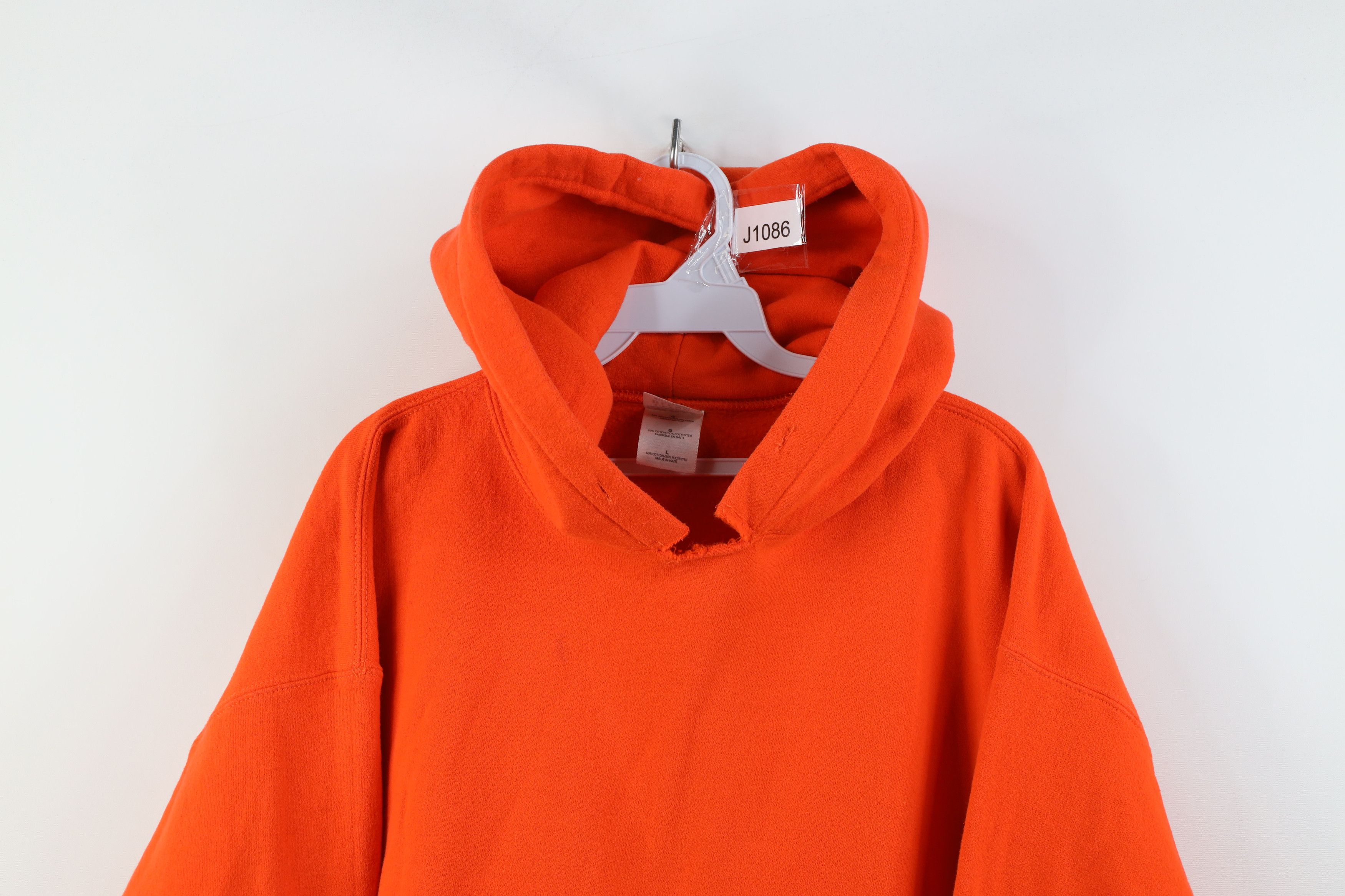 Vintage Vintage 90s Y2K Streetwear Heavyweight Hoodie Sweatshirt Size US L / EU 52-54 / 3 - 2 Thumbnail