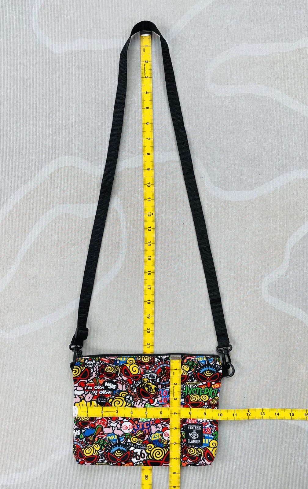 Hysteric Glamour Hysteric Glamour Hysteric Mini Fullprint Sling Bag (BA7) Size ONE SIZE - 10 Thumbnail
