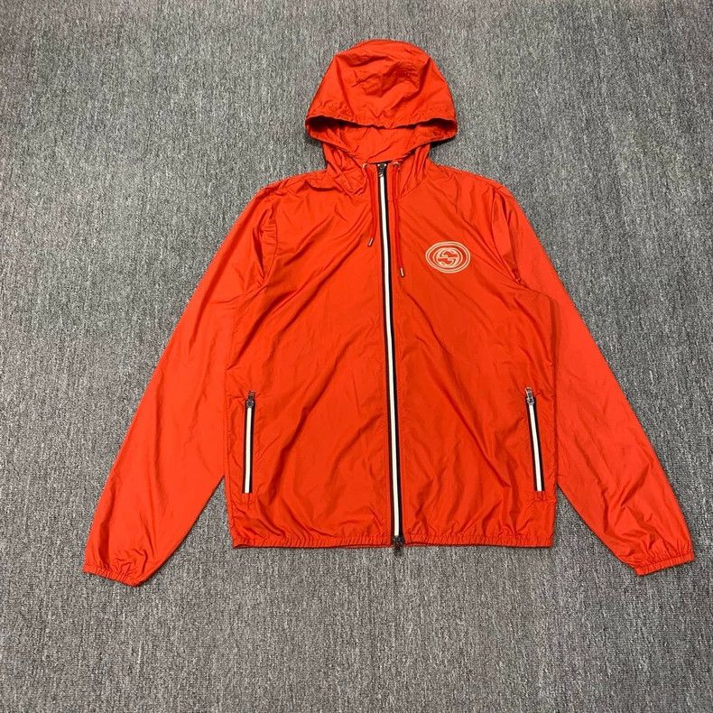 Gucci Gucci Red chest logo windbreaker jacket 2504-Nextarrow Size US M / EU 48-50 / 2 - 1 Thumbnail