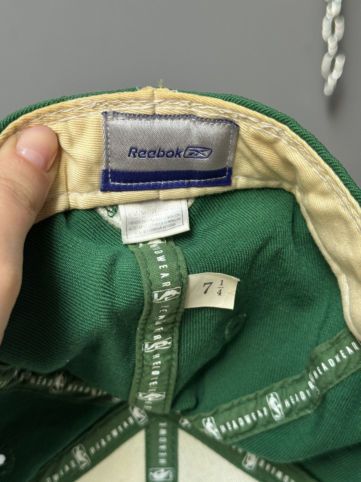 Reebok BOSTON CELTICS MITCHELL & NESS ADULT SNAPBACK HAT Size ONE SIZE - 10 Thumbnail
