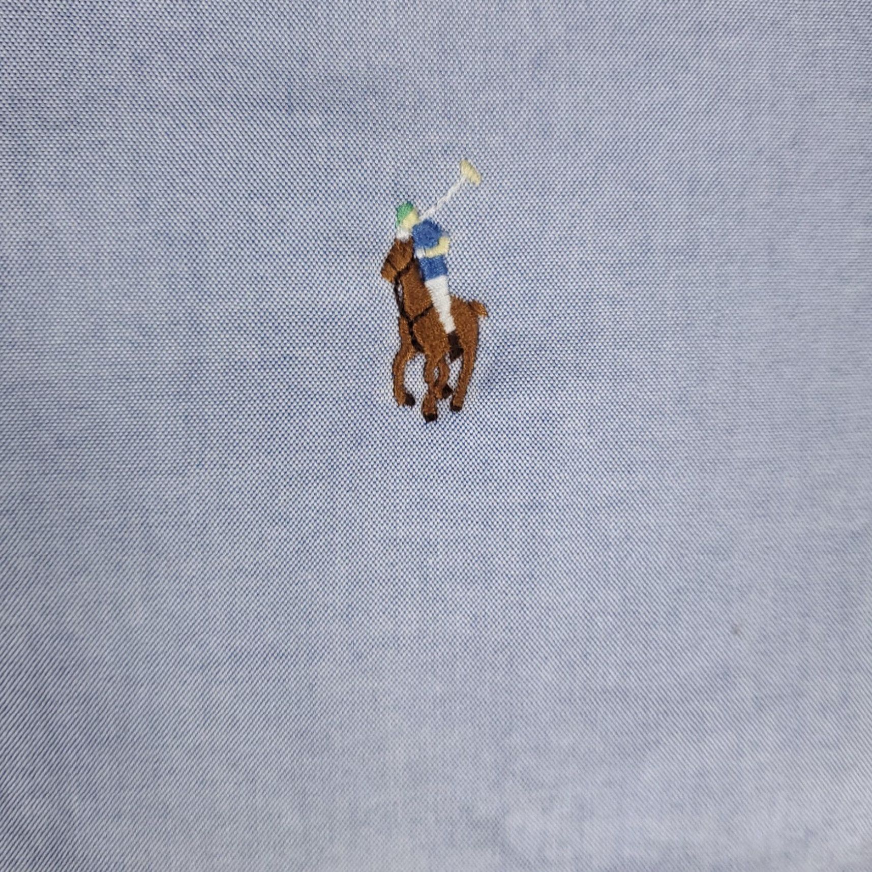 Ralph Lauren Ralph Lauren Shirt Mens 16 Blue Plaid Classic Pony Dress Button Up Long Sleeve Shirt Size 42R - 2 Thumbnail