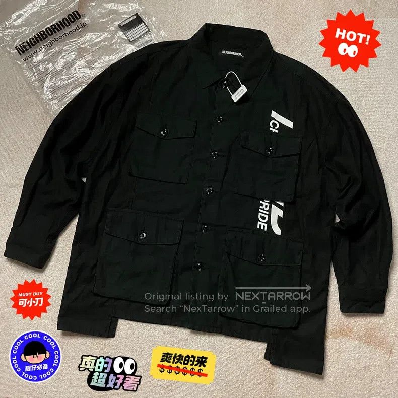 Neighborhood Neighborhood 21AW Four-Pocket Patchwork Deconstructed Shir Size US M / EU 48-50 / 2 - 1 Thumbnail