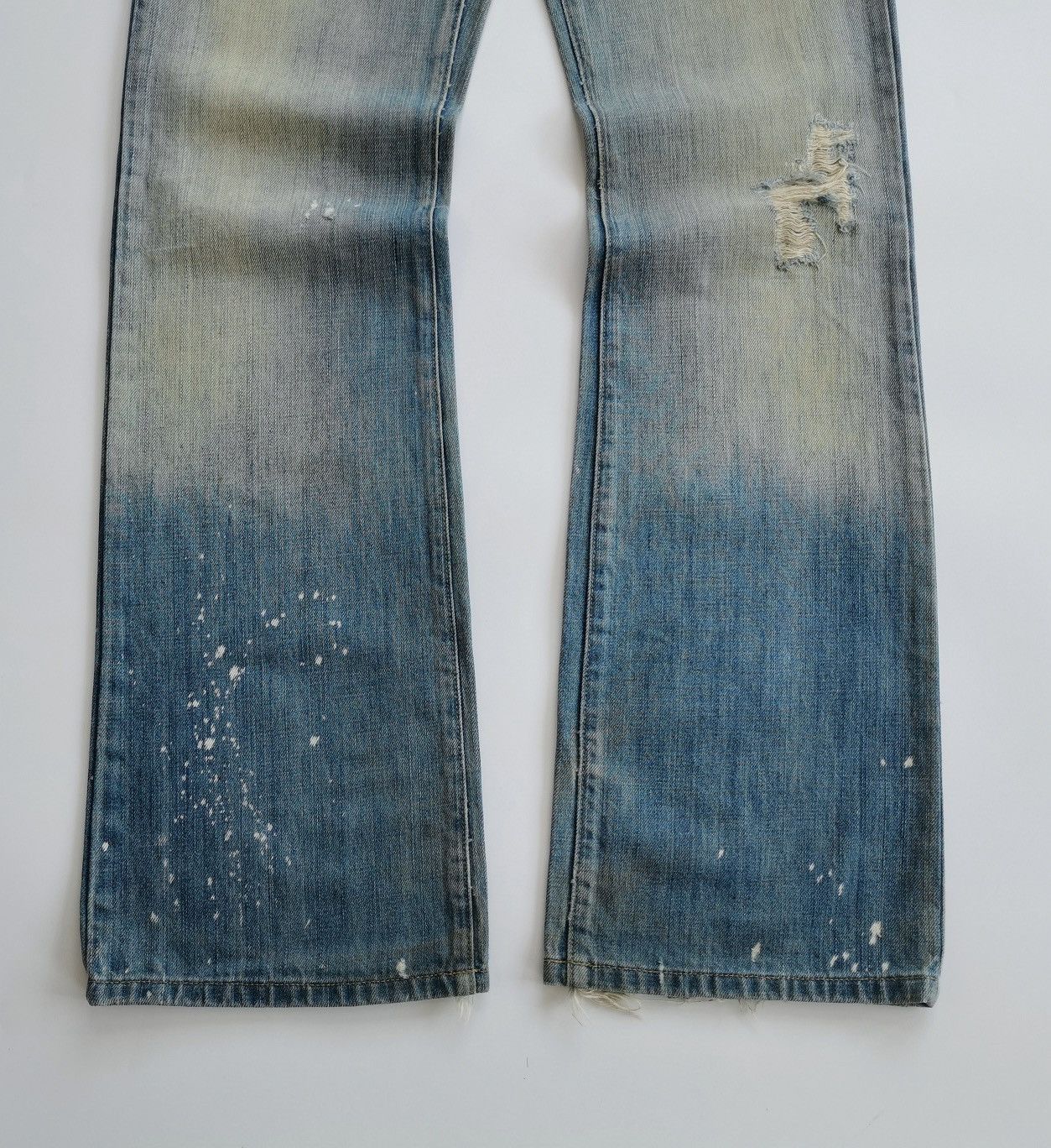 Joe's Cobain Grunge Y2K Joe’s Jeans Mud Wash Distressed Jeans Size 32" / US 10 / IT 46 - 3 Thumbnail