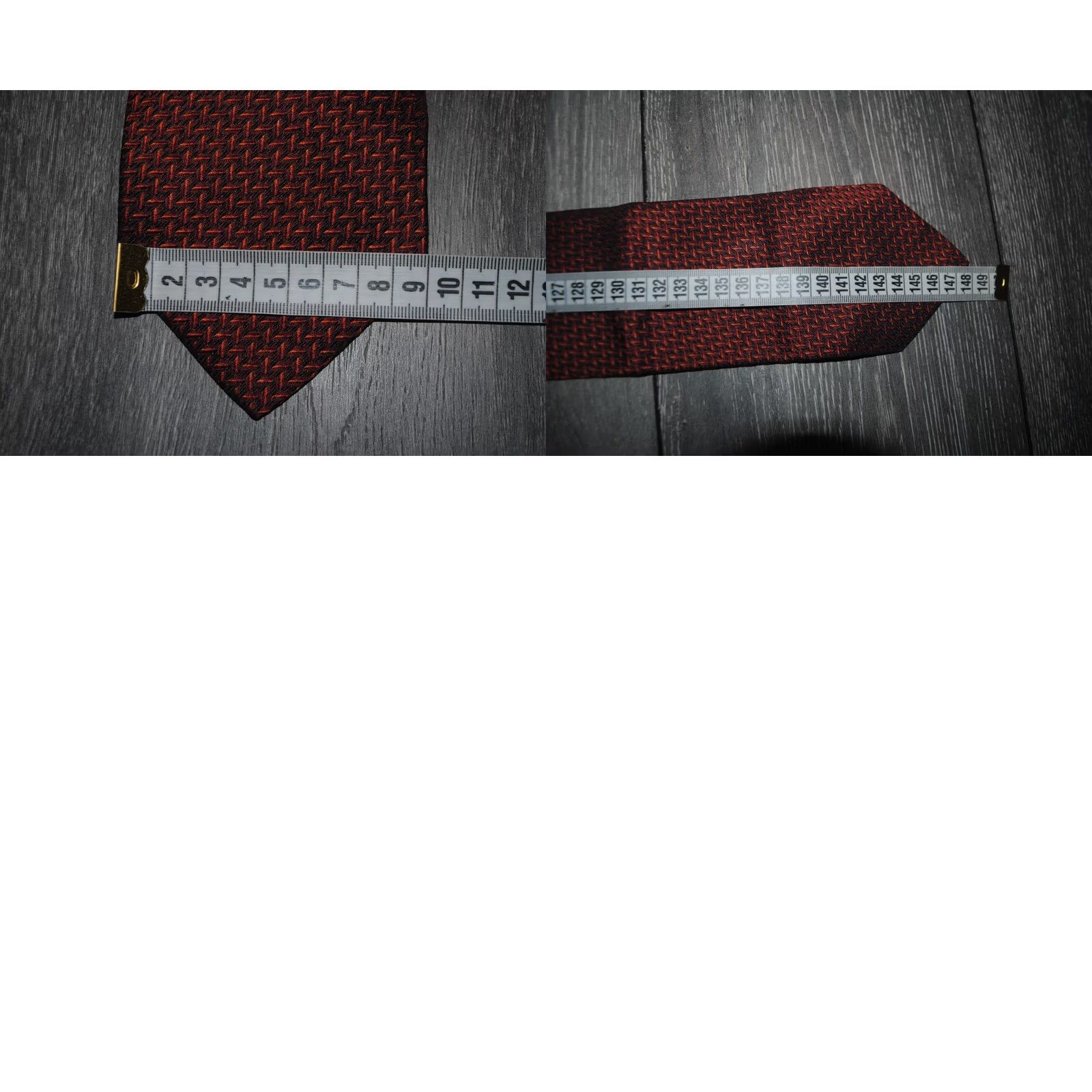 ELLIATT BRUNO PIATTELLI MEN'S 100% SILK NECKTIE GEOMETRIC COPPER COLOR DESIGNER COPPER OR BROWN? COLOR: Brown Size ONE SIZE - 8 Thumbnail