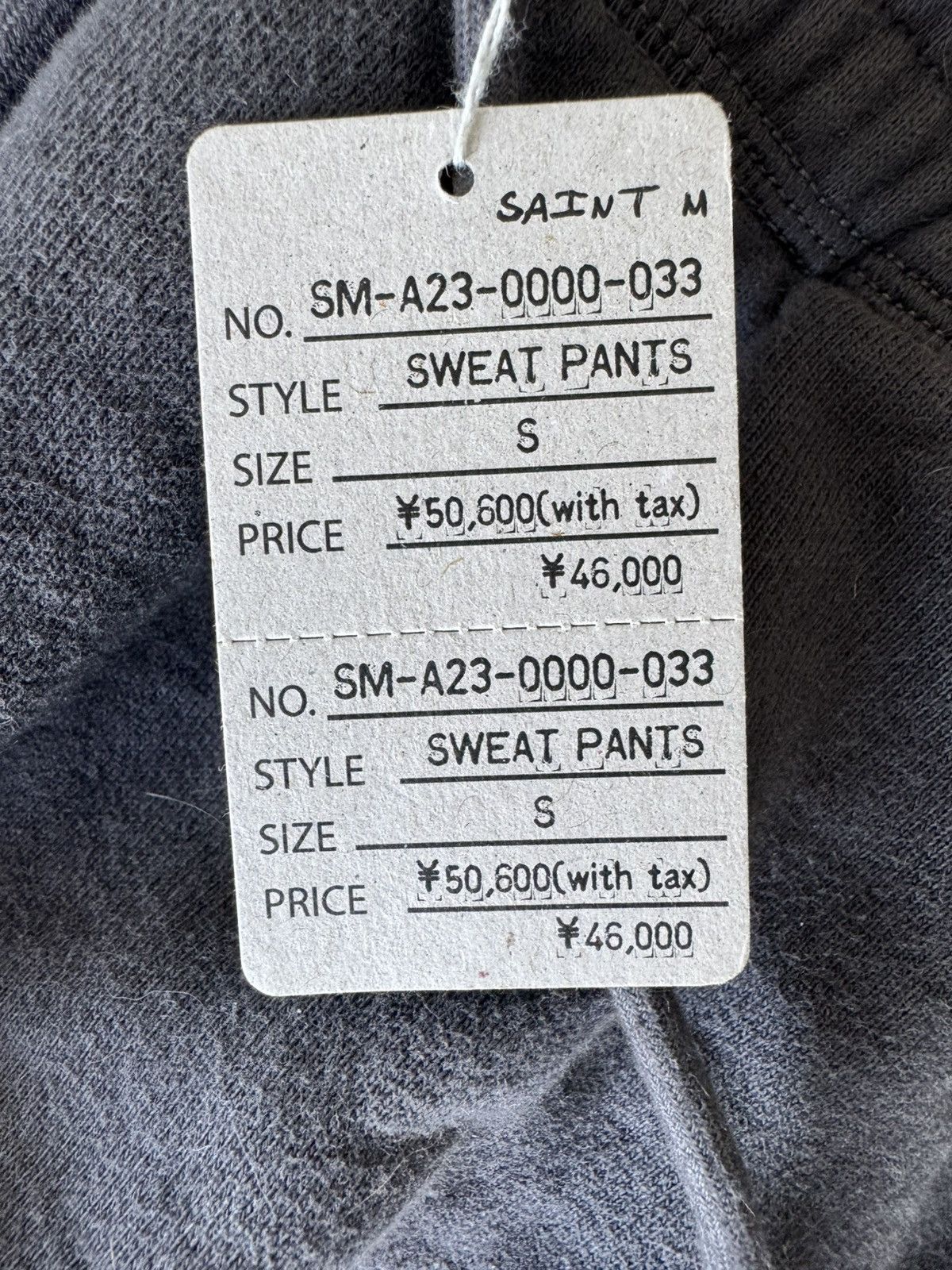 Saint Michael Saint Michael Authentic M6 Logo Sweatpants Joggers small Size US 30 / EU 46 - 5 Thumbnail