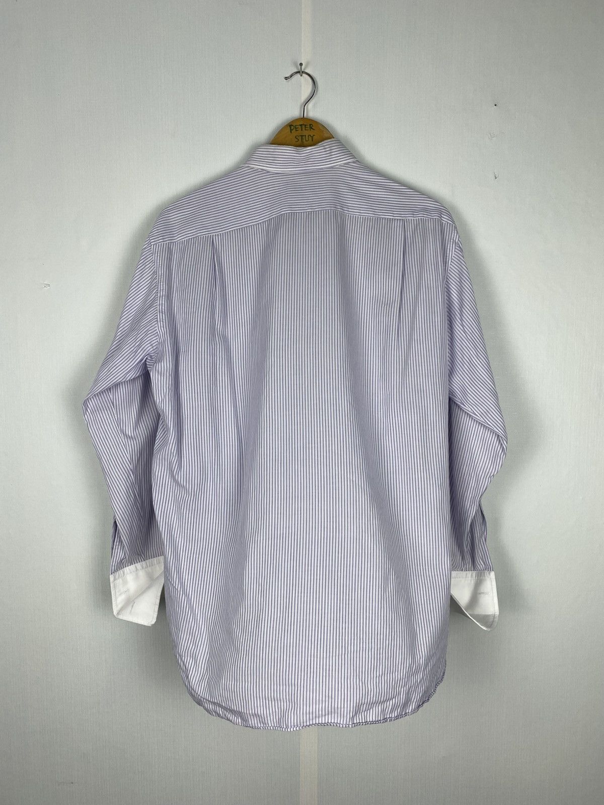 Alfred Dunhill Vintage Dunhill Ordermade button ups shirt Size US L / EU 52-54 / 3 - 3 Thumbnail