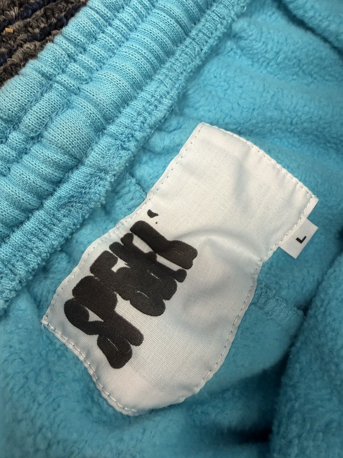 Sp5der Sp5der Punk V2 Sweatpants Cyan Size US 35 - 2 Thumbnail