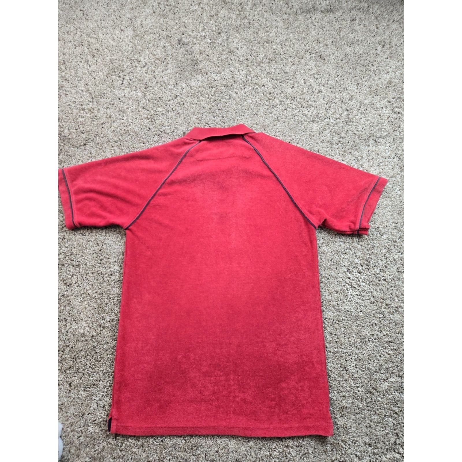Chaps VINTAGE Chaps Polo Shirt Mens M Red Short Sleeve Polo Shirt Casual Cotton Blend Terry Logo 90s Mens Size US M / EU 48-50 / 2 - 6 Thumbnail