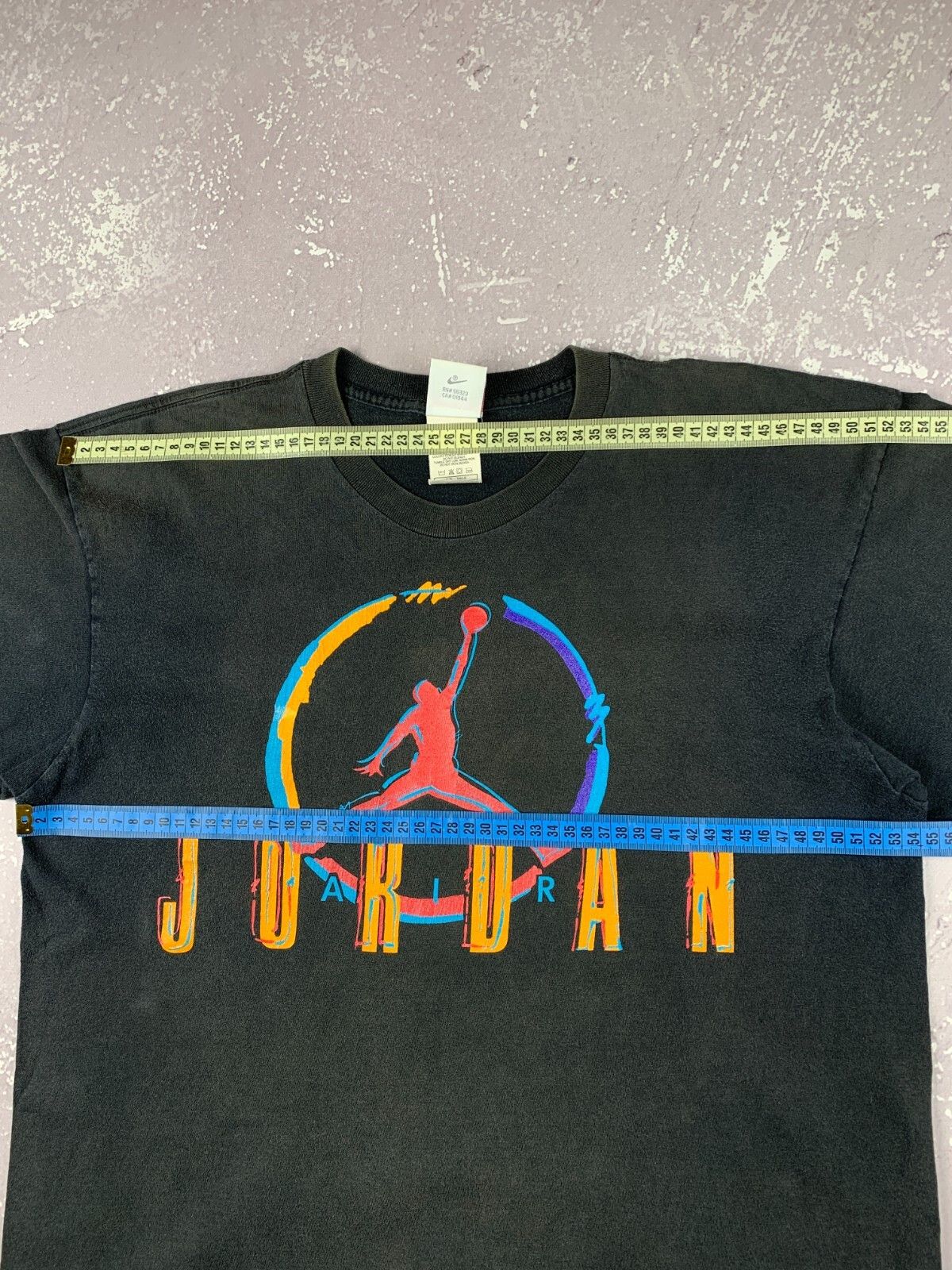 Nike Vintage 90s USA Nike x Jordan Sunfaded Single Stitch T Shirt Size US M / EU 48-50 / 2 - 12 Thumbnail