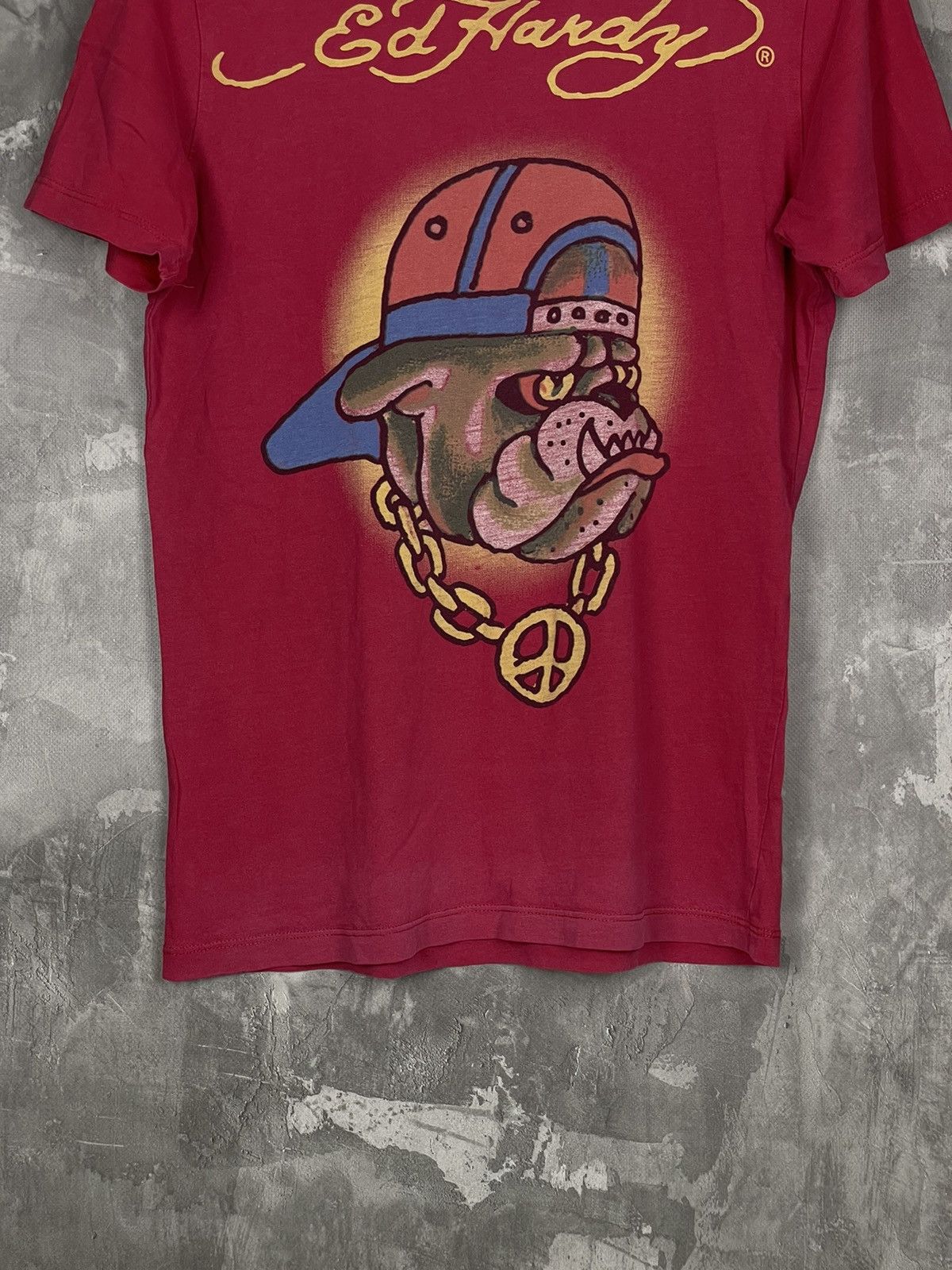 Christian Audigier × Ed Hardy Ed Hardy Christian Audigier big logo Dog t shirt tee Size M / US 6-8 / IT 42-44 - 5 Thumbnail