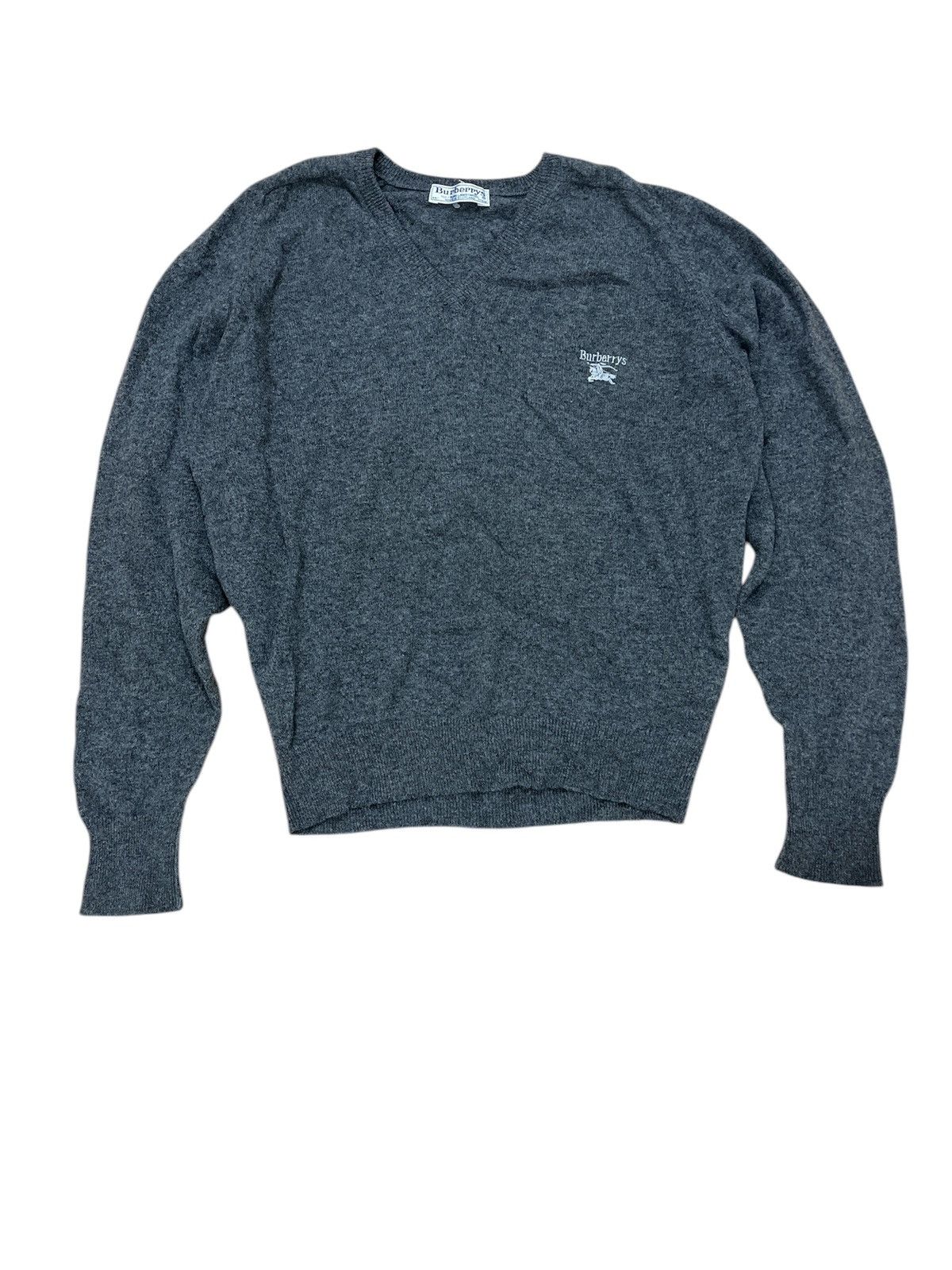 Burberry × Vintage Burberry Pure Lambswool Knitwear Size US M / EU 48-50 / 2 - 1 Thumbnail