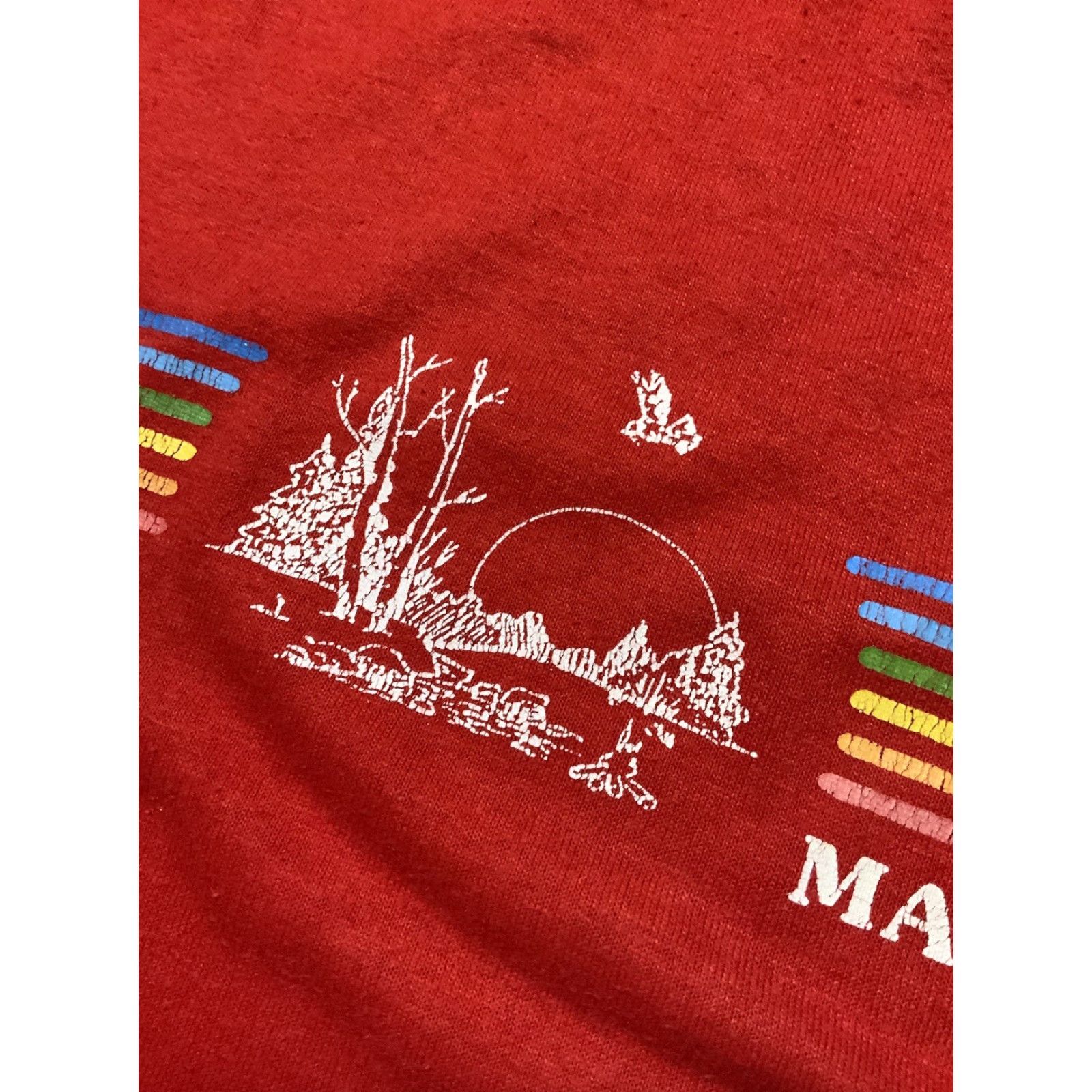Velva Sheen VINTAGE Velva Sheen Camp Higdon Maryland & D.C. Staff 50/50 Graphic T-Shirt XL Red Cotton Blend Men’s/Unisex Shirt Size US XL / EU 56 / 4 - 6 Thumbnail