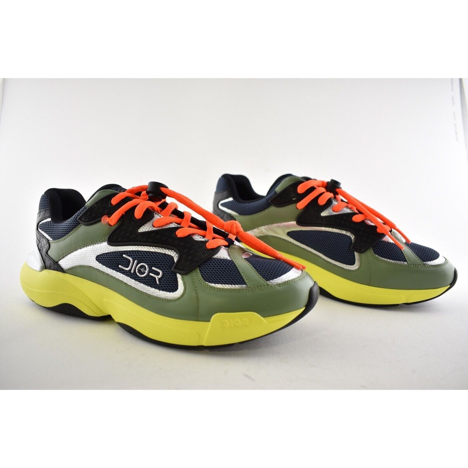 Dior Dior Mens B24 Sorayama Black Yellow Green Low Top Size US 8 / EU 41 - 5 Thumbnail
