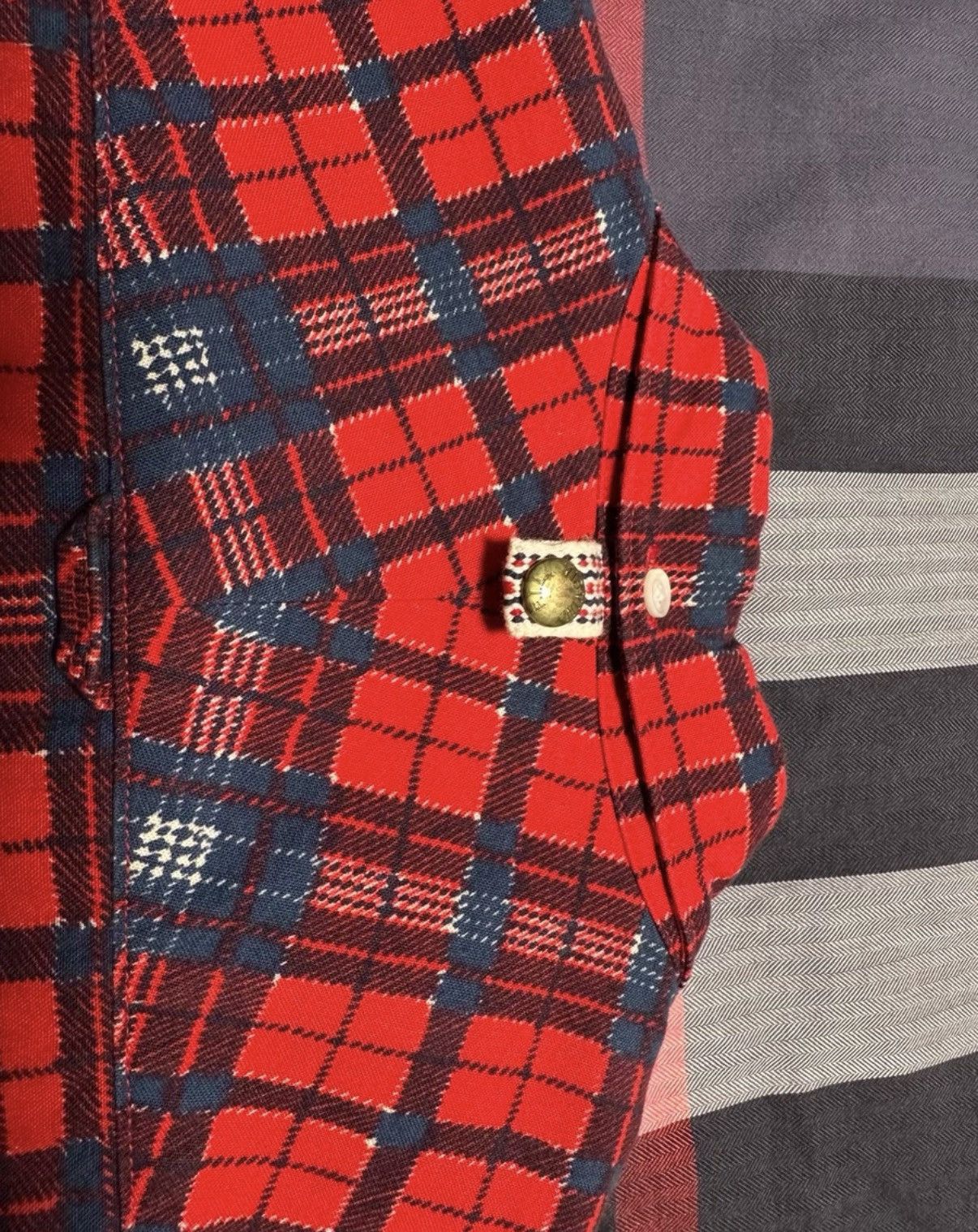 Visvim Visvim F.I.L. / CUBISM Check Shirt – Red/Black Size US S / EU 44-46 / 1 - 6 Thumbnail