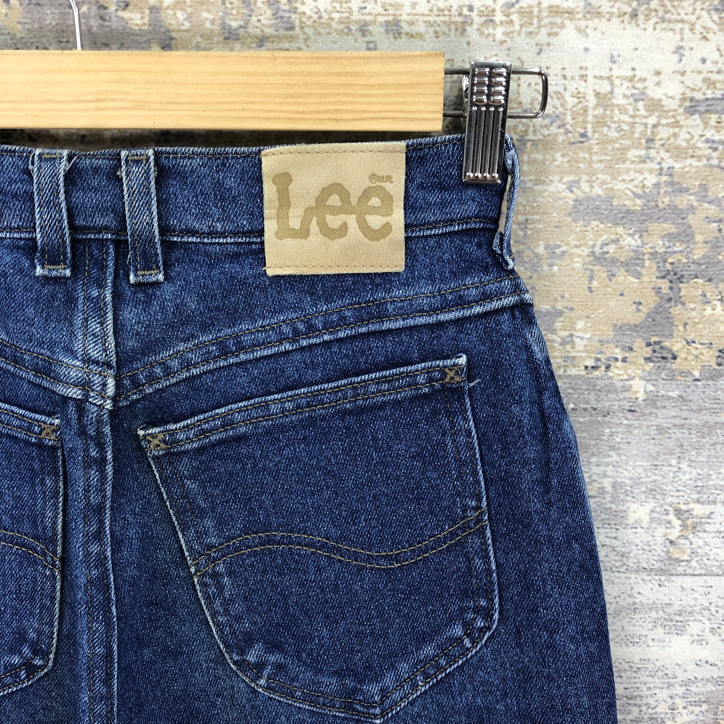 Levi's Vintage 80s Lee Cowboys Tapered Jeans Faded Indigo Denim Size 26" / US 2 / IT 38 - 5 Thumbnail