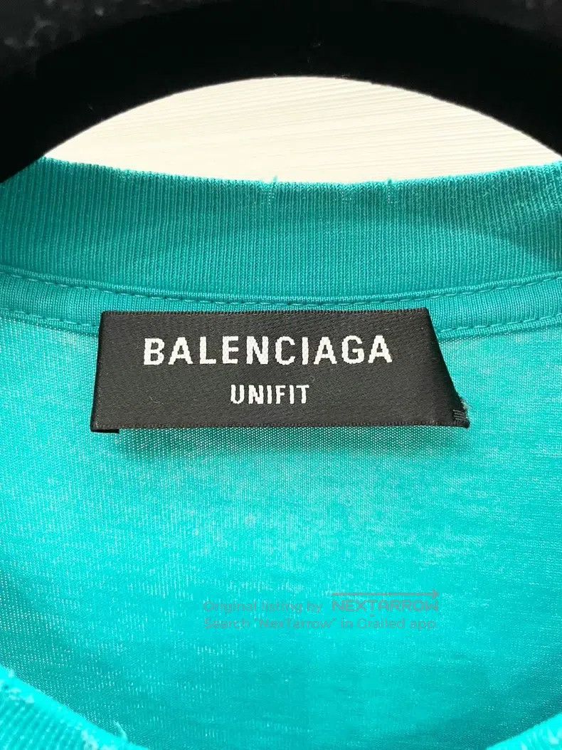 Balenciaga Balenciaga Mosaic Blurred Logo BB Letter Short Sleeve Size US S / EU 44-46 / 1 - 3 Thumbnail