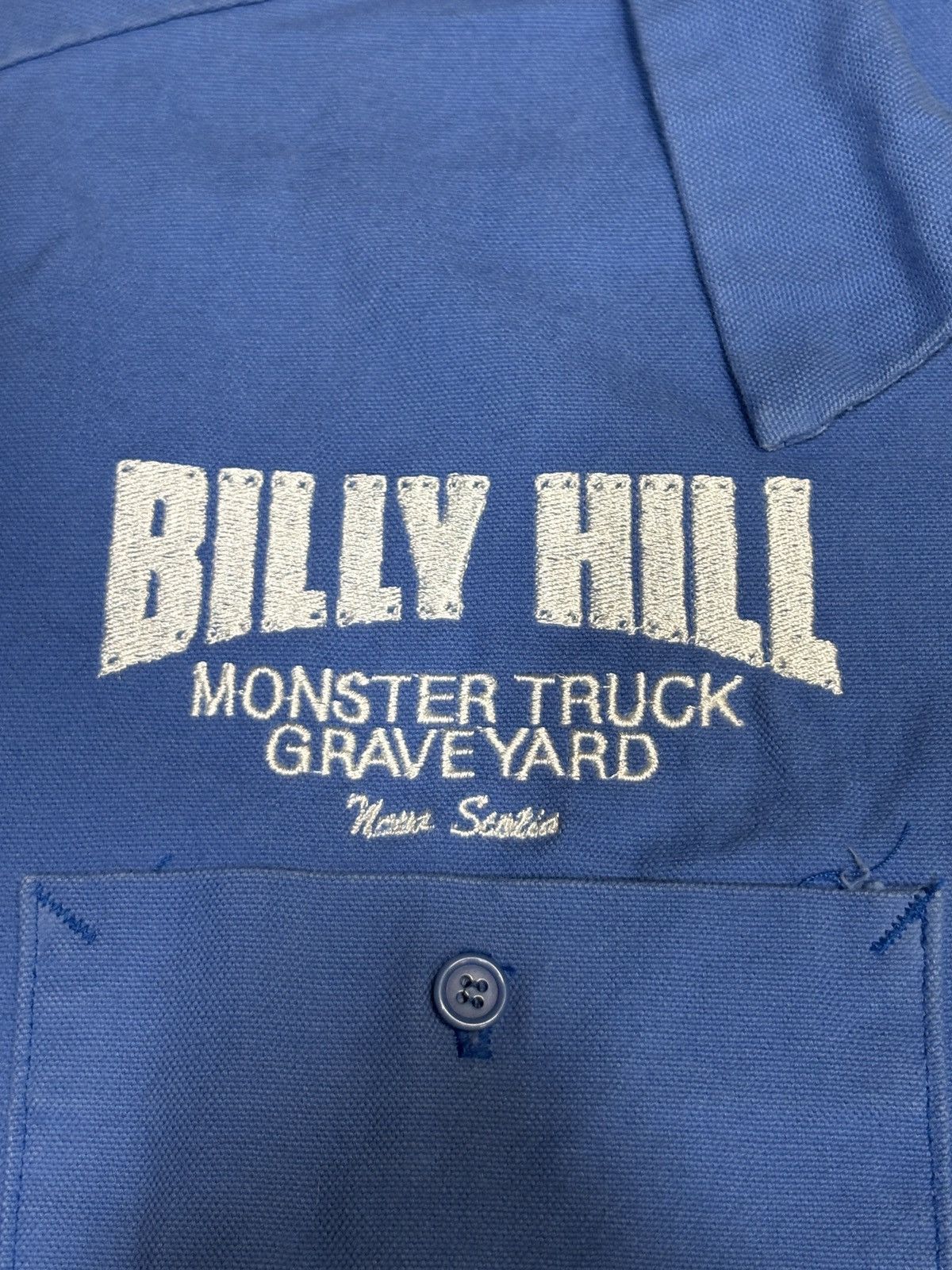 Billy Hill 2023 Billy Hill Baby Blue Mechanic Button Up Shirt Size 2 Size US XL / EU 56 / 4 - 5 Thumbnail