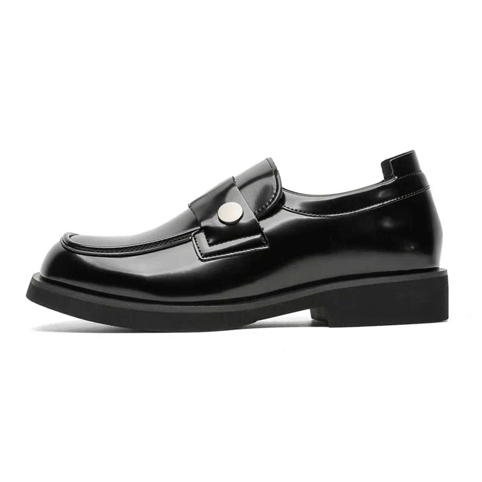 Leather Patent Box Toe Loafers Size US 11 / EU 44 - 3 Thumbnail