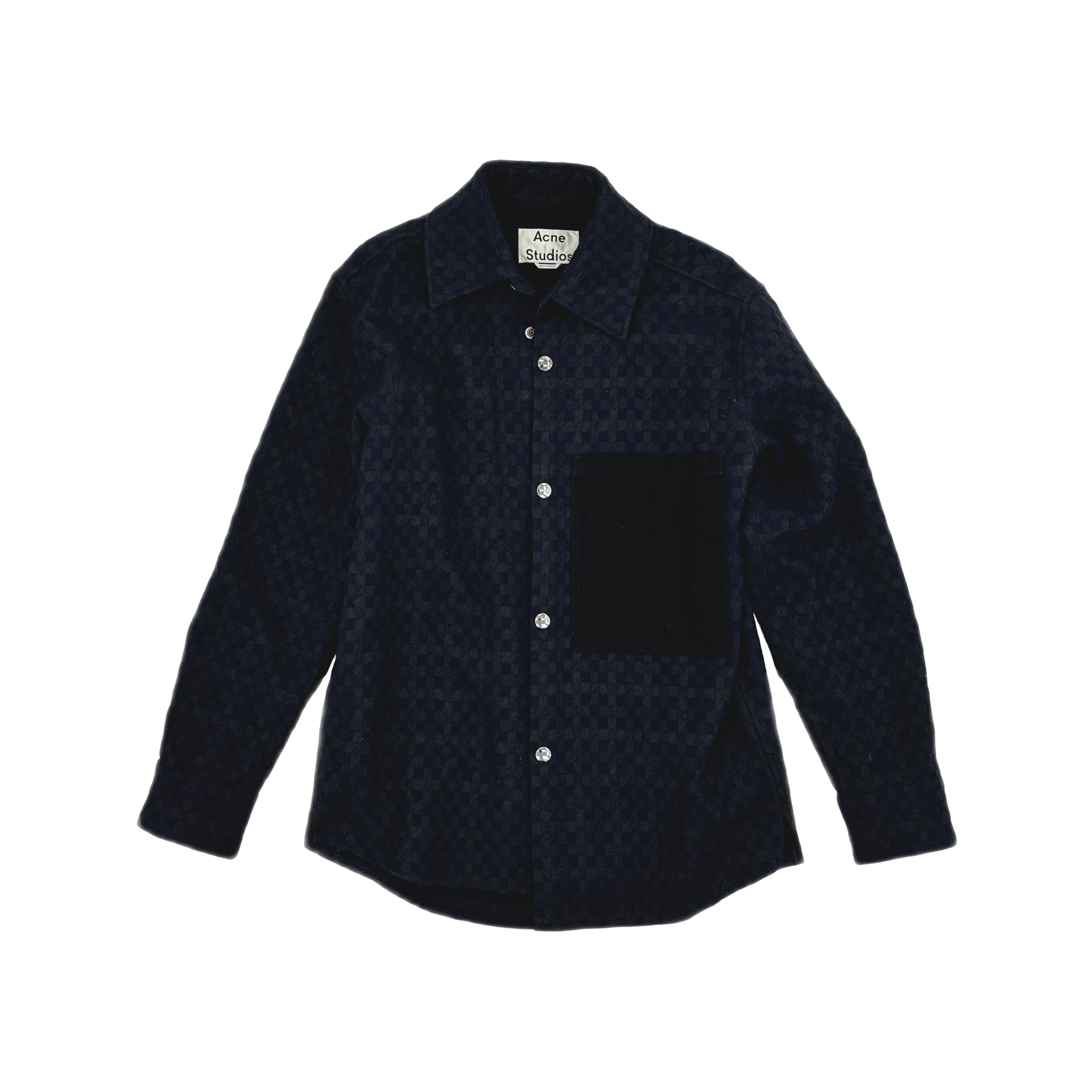 Acne Studios Acne Studios Grid Wool Blend Shirt Size 48 Size US M / EU 48-50 / 2 - 1 Thumbnail