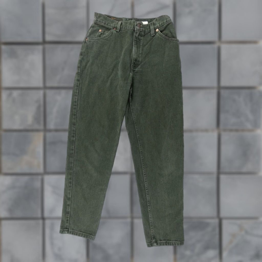 Levi's VINTAGE Levi's Jeans Womens 10 Green 90s Relaxed Fit Tapered Denim Pants Size 32" / US 10 / IT 46 - 1 Thumbnail
