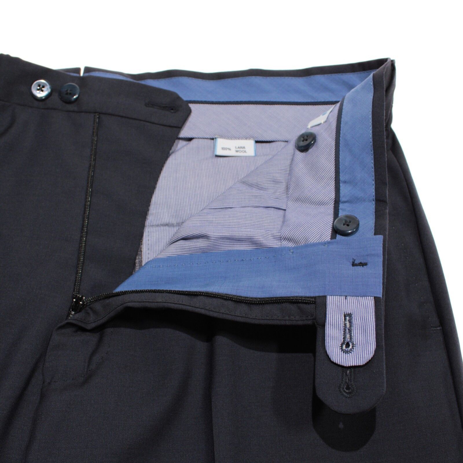 Other Valentini New with tags Dress Pants Size 34 US In Blue Size US 34 / EU 50 - 3 Thumbnail