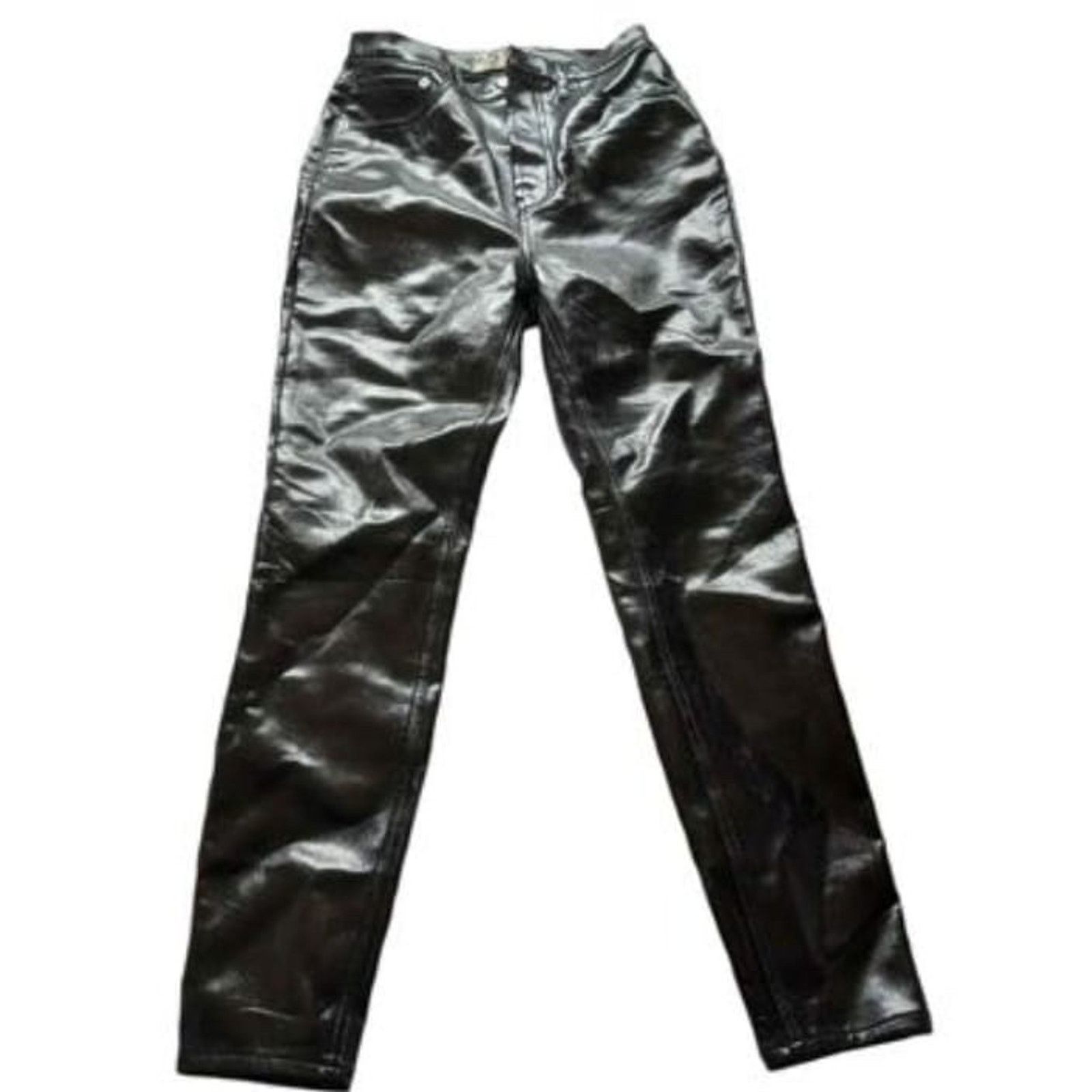 Free People Free People Phoenix Coated Skinny Jean Black size 27 NWT Size 27" / US 4 / IT 40 - 3 Thumbnail