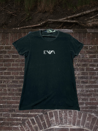 Emporio Armani × Vintage Emporio Armani Sexy Fit Logo T-Shirt Size S / US 4 / IT 40 - 1 Thumbnail