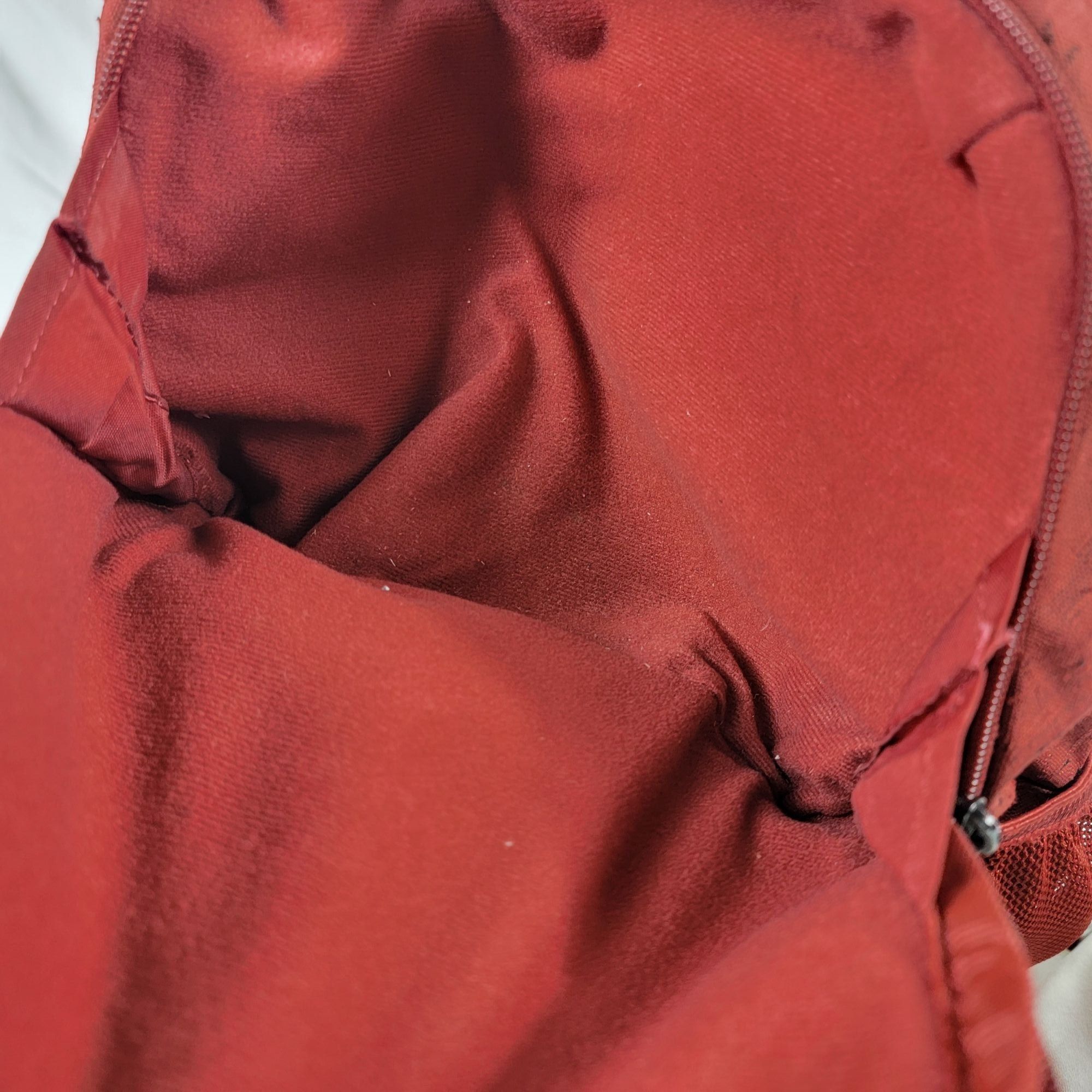 Nike Nike Brasilia Slub Training Backpack Red Black Outdoors Camp Size ONE SIZE - 9 Thumbnail